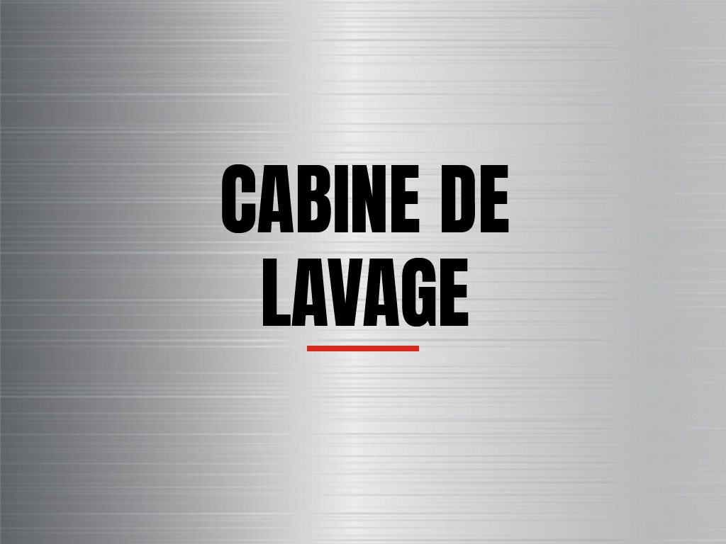 Image catégorie Cabine de lavage