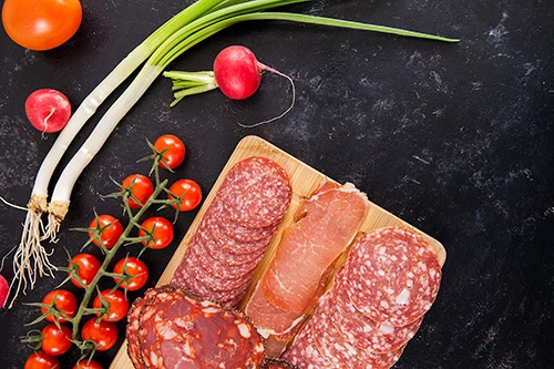 photo illustrative application charcuterie sèche
