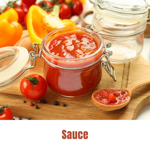image illustrative application sauce