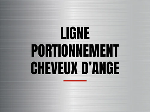 image illustrative catégorie Ligne de portionnement de cheveux d'ange