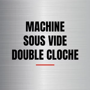 Machine sous vide double cloche