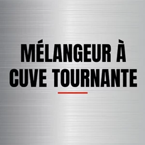 Mélangeur à cuve tournante