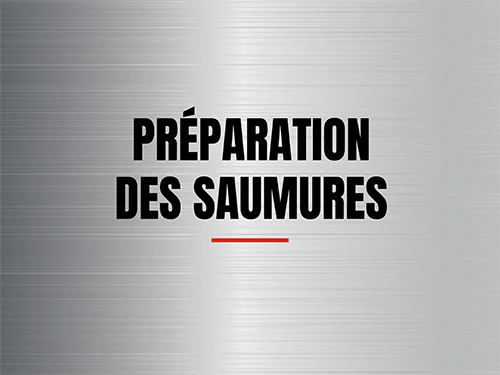 image illustrative catégorie Préparation des saumures