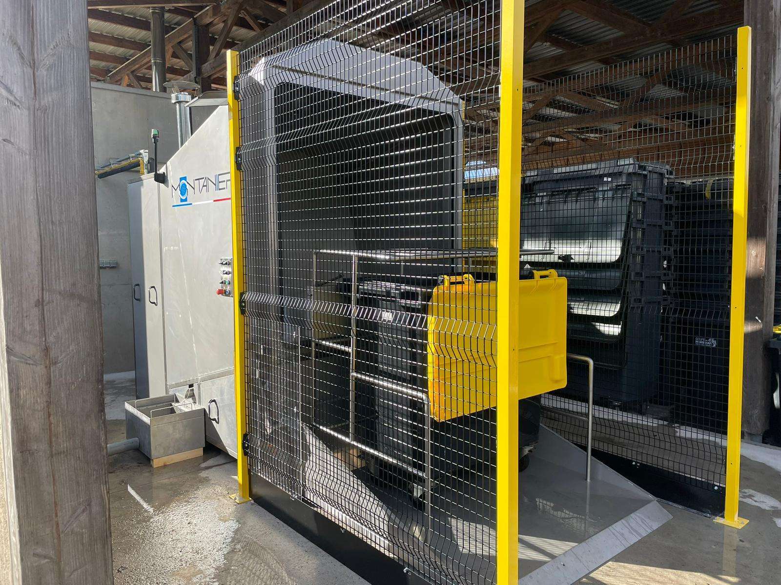 Lave bac tetra laveur retourneur de bacs tetra intérieur extérieur